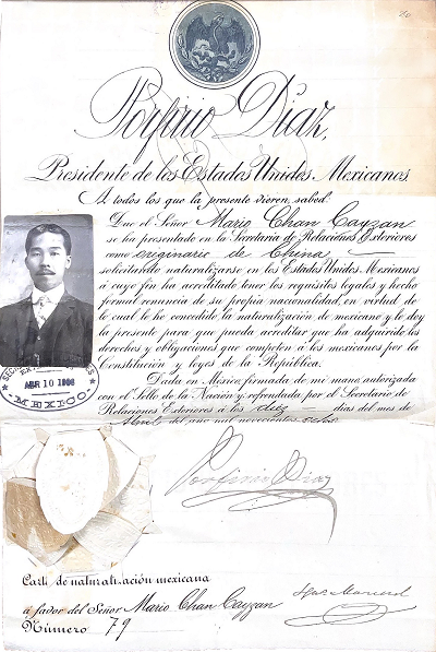 Carta de Nacionalizacion 1